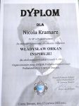 Dyplom dla Nicoli Kramarz