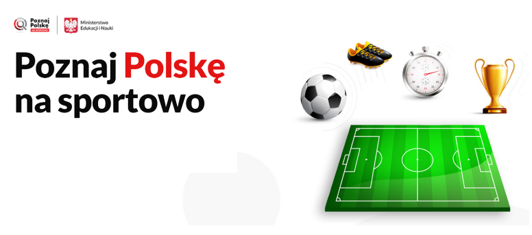 Plakat "Poznaj Polskę na sportowo"
